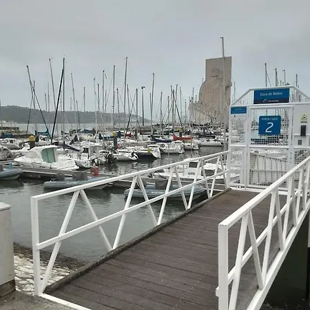 Vintage Sailboat In Belem Lisboa